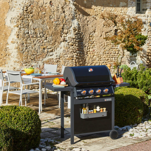 Barbecue spring II 4 feux surface de cuisson mixte Brasero