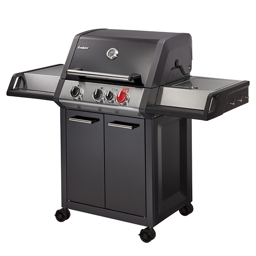 BARBECUE MONROE BLACK 3K TECHNOLOGIES INTELLIGENTES TURBO ZONE SWITCHGRID ESASYCLEAN ENDERS