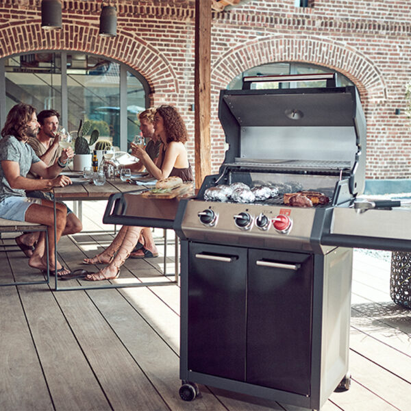 BARBECUE MONROE BLACK 3K TECHNOLOGIES INTELLIGENTES TURBO ZONE SWITCHGRID ESASYCLEAN ENDERS