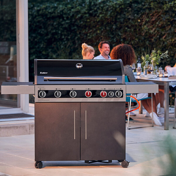 BARBECUES GAZ ENDERS BOSTON BLACK 6 KR TURBO TURBO ZONE HEAT RANGE