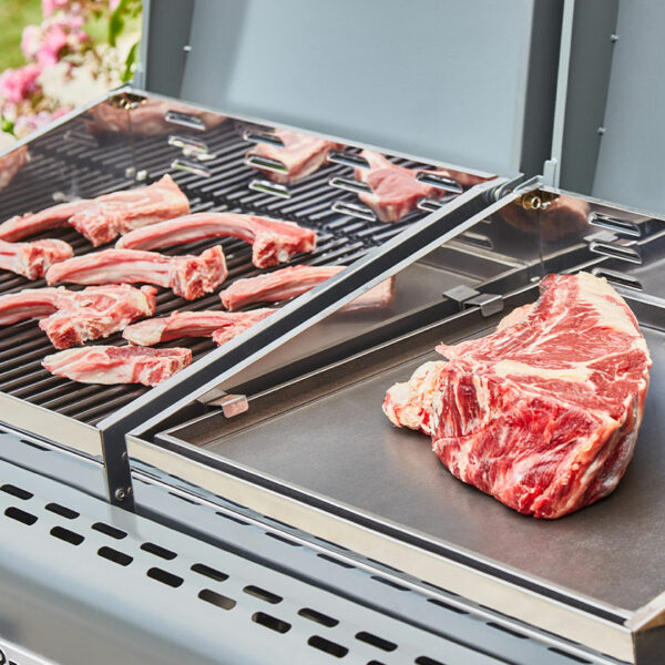 Plancha gaz Margaux Grill et plancha Brasero Gun Metal