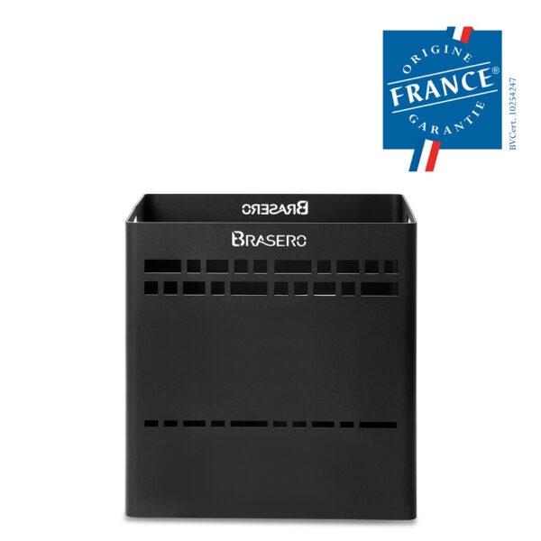 Brasero Kubik Bois et Charbon Jardin Extérieur Grill Cheminee Exterieur Brasero Origine France Garantie