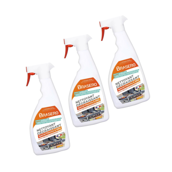 Brasero Lot Sprays Nettoyants Degraissants Barbecues Planchas Brasero