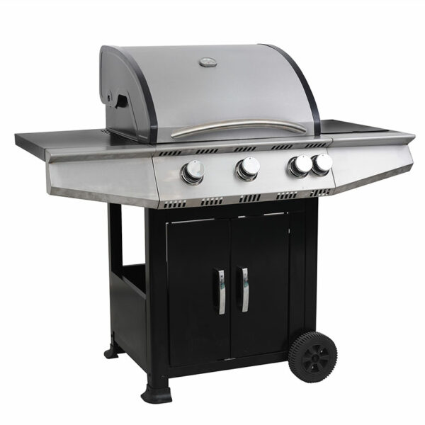 Barbecue Gaz Tarnos 4 Feux 1 Bruleur Lateral Brasero Favex