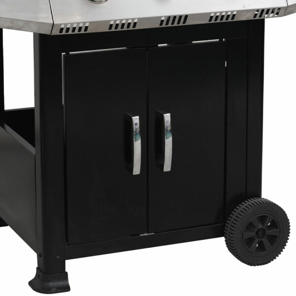 Barbecue Gaz Tarnos 4 Feux 1 Bruleur Lateral Brasero Favex