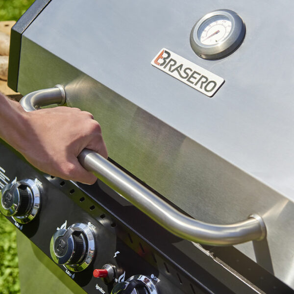 Barbecue Gaz Perth Inox 4 Feux Brasero