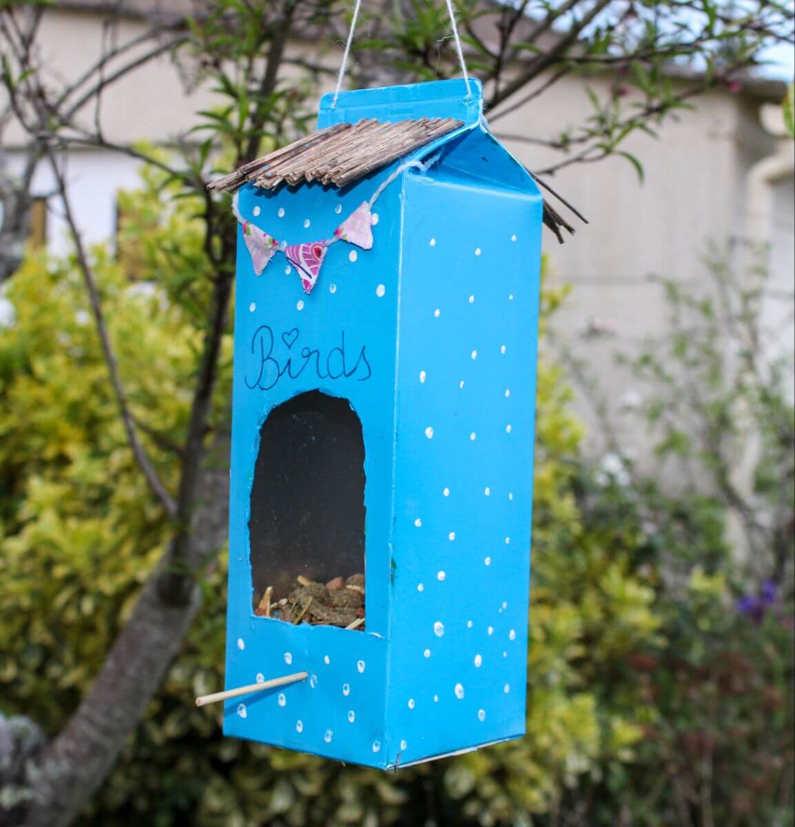 diy mangeoire à oiseaux