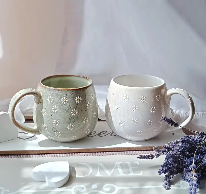 Mugs à fleurs