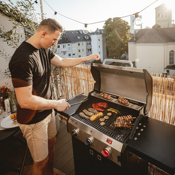 Barbecue Chicago 3R Turbo Barbecue Gaz Enders TurboZone 3 bruleurs Grille de maintien au chaud Enders