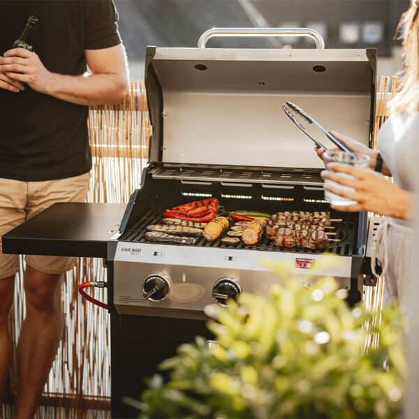 Barbecue Chicago 3R Turbo Barbecue Gaz Enders TurboZone 3 bruleurs Grille de maintien au chaud Enders