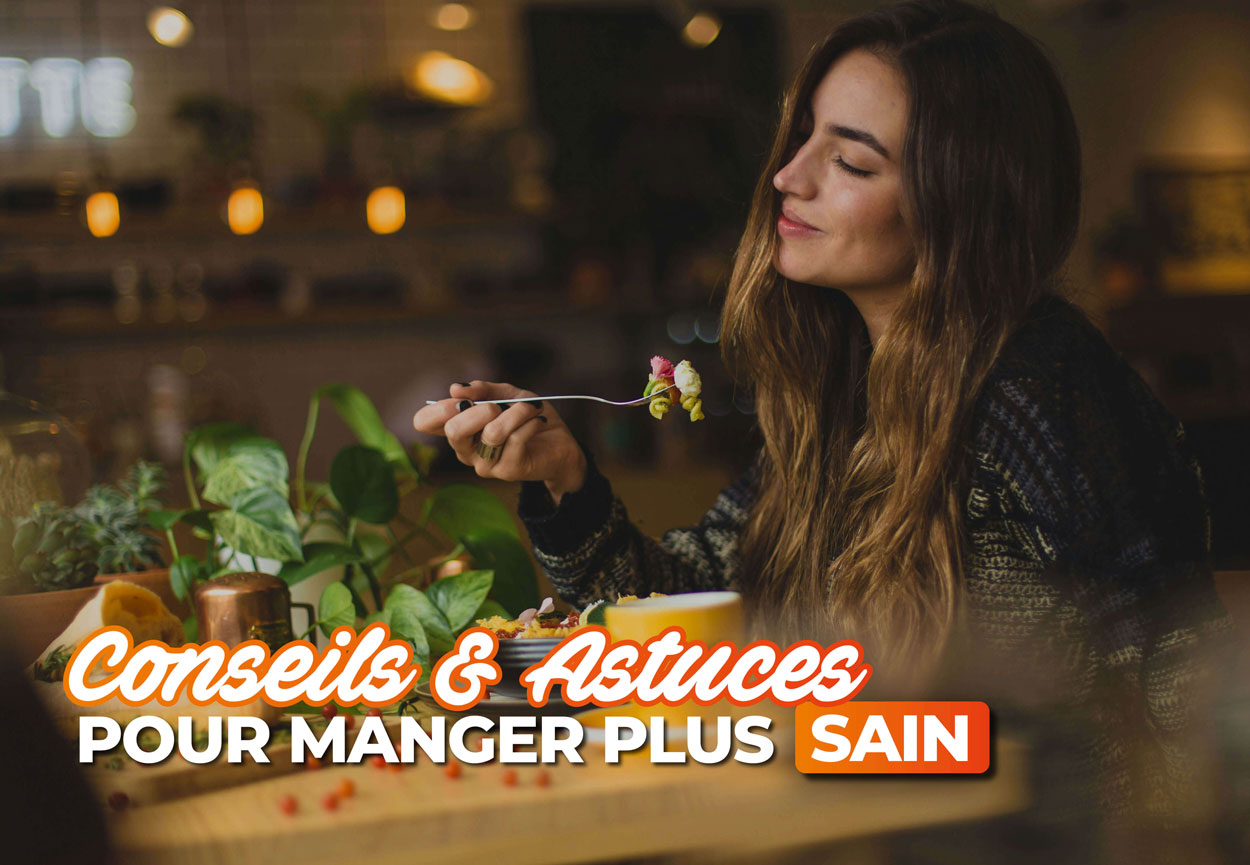 Femme en train de manger