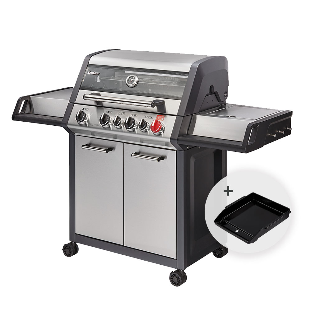 Pack Barbecue Monroe Pro 4SIK Plaque en fonte Enders